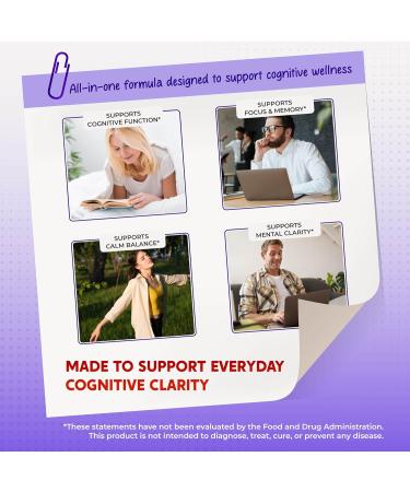 All-in-1 Phosphatidylserine Citicoline Alpha-GPC & Uridine Supplement Supports Mental Clarity Brain Energy & Cognitive Wellness 150 Capsules 150 count (pack of 1) - Buy Online on GoSupps.com