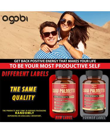 Premium Saw Palmetto Capsules with Ashwagandha, Turmeric, Tribulus & More - 90 Capsules - Buy Online on GoSupps.com
