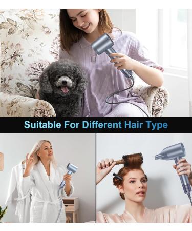 Ankway Hairdryer with ions 110000 rpm professional hairdryer hair dryer with 200 million negative ions Ankway Travel Hair Dryer with 25 m power cord - Buy Online on GoSupps.com