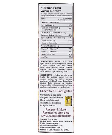 Namaste Foods Gluten Free Pizza Crust Mix 16oz - Pack of 6 | Allergen-Free - Buy Online on GoSupps.com