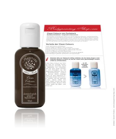 Clean Colours Colourful Theatre Make-up - water-soluble make-up colour 50 ml Dark Brown