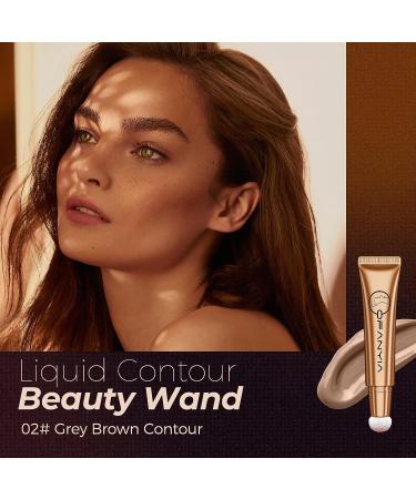 Ofanyia Blush & Contour Beauty Wand with Cushion Applicator for Natural Matte Finish - Lightweight & Blendable Cream Contour Stick - No Sponge Stuck - 2-in-1 Design - Buy Online on GoSupps.com