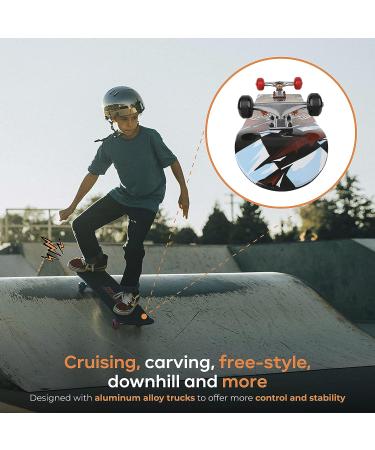 Tony Hawk Signature Series 3 Skateboard | Pro Trucks | Full Grip Tape | 9-Ply Maple Deck | Ideal for All Experience Levels - Buy Online on GoSupps.com