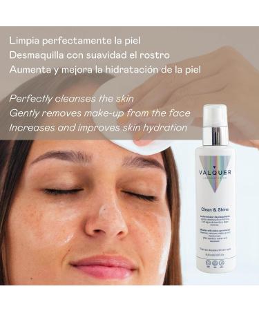 Laboratoires Valquer Micellar milk facial cleanser with bamboo water and algae. Moisturizing anti-aging purifying. All skin types - 200 ml - Buy Online on GoSupps.com