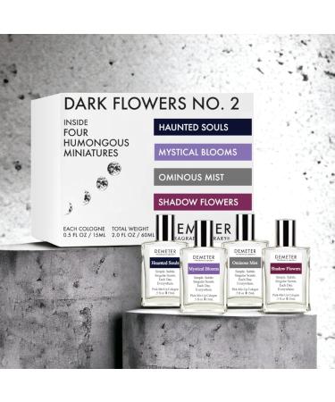 DEMETER Dark Flowers No. 2 Humongous Miniature Set of 4 Colognes Haunted Souls - Mystical Blooms - Shadow Flowers - Ominous Mist Perfumes for Women 0.5 Oz Each - Buy Online on GoSupps.com