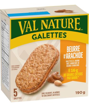 NATURE VALLEY Peanut Butter Biscuits Snacks Oat Biscuits with Peanut Butter Filling No Artificial Colours No Artificial Flavours Pack of 5 Biscuits Valentine - Buy Online on GoSupps.com