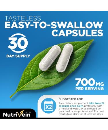 Nutrivein Premium Liposomal Vitamin C 1650mg & Liposomal Glutathione Bundle - High Absorption Ascorbic Acid Plus Master Antioxidant & Liver Cleanse - Non-GMO, Vegan/Vegetarian - 180 + 60 Capsules - Buy Online on GoSupps.com