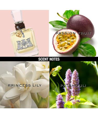 Juicy Couture Eau De Parfum Women's Perfume with Notes of Passion Fruit Princess Lili & Patchouli - Fruity & Floral EDP Spray 1.7 Fl Oz (Pack of 1) - Buy Online on GoSupps.com