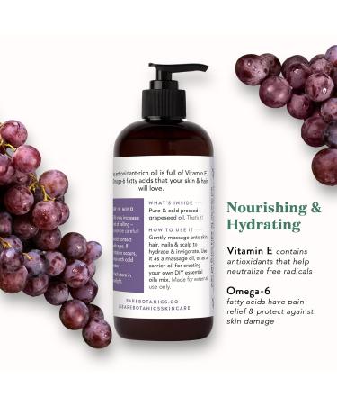 Bare Botanics Grapeseed Hair & Body Oil + Coconut Vanilla Body Brown Sugar Scrub - Buy Online on GoSupps.com