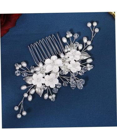Didiseaon Bridal Headwear Wedding Hair Ornament Rhinestone Hair Comb Hair Accessories Bride Headpiece Wedding Decoration Bridal Hair Comb Crystal Wedding Supplies Bridesmaid Manual - Buy Online on GoSupps.com
