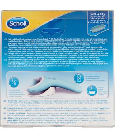 Scholl Velvet Smooth Wet & Dry Pedicure Set | Ultimate At-Home Foot Care | International Shipping Available - Buy Online on GoSupps.com