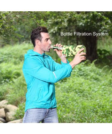 Miniwell Mini Water Filter with Bucket Attachment - Portable Outdoor Water Filter System for Camping & Travel | T V-Tested Water Treatment Solution - Buy Online on GoSupps.com