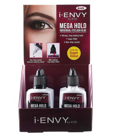 i Envy by KISS Mega Hold Individual Eyelash Adhesive Glue Black - KPEG08 - Buy Online on GoSupps.com