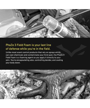 PhaZe 3 Field Foam - Ultimate Deer Hunter's Scent Elimination & Control - Buy Online on GoSupps.com