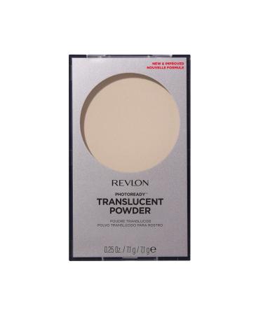 Translucent Powder by Revlon  PhotoReady Blurring Face Makeup  Lightweight & Breathable High Pigment  Natural Finish  001 Translucent  0.25 Oz
