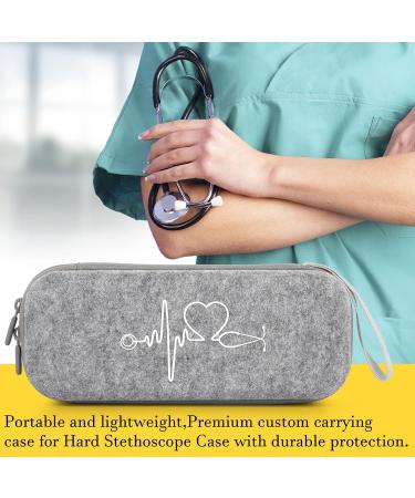 Stethoscope Case for 3M Littmann Classic III, Lightweight II, Cardiology IV - Nurse Travel Bag (Grey) - Buy Online on GoSupps.com