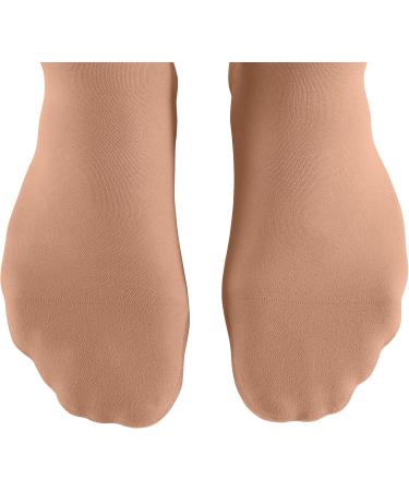 Medi Duomed Basic Knee Socks with Lace | Unisex Compression Stockings CCL2 | Short Caramel Size III - Ideal for Women & Men - Buy Online on GoSupps.com