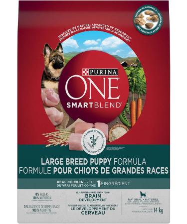 Purina ONE Smartblend Large Breed Puppy Food | Natural Dry Dog Food Lamb & Rice (14 kg each) Dry Dog Food + Dry Dog Food - Buy Online on GoSupps.com
