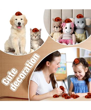 20/40 Set Good Lucky Horseshoe Mini Western Cowboy Hat Rustic Horseshoe Cowgirl Hat for Vintage Birthday Western Themed Party - Buy Online on GoSupps.com