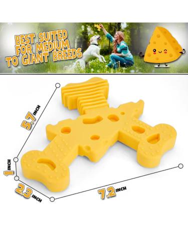 Cheese Chew Bone for Dog - Durable Nylon - Teeth Cleaning Texture - Buy Online on GoSupps.com