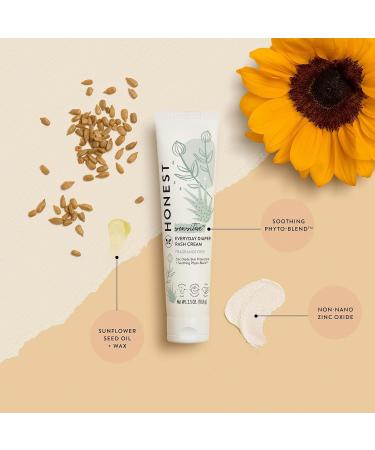 The Honest Company Organic All-Purpose Balm & Diaper Rash Cream Combo | Plant-Based Skin Care Set 3.4oz + 2.5oz - Buy Online on GoSupps.com