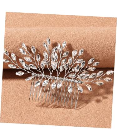 Ipetboom Pearl Tiara Hair Comb Hair Barrettes for Women Womens Barrettes for Hair Hanfu Hair Accessories Flower Hair Tiara Rhinestone Hair Side Comb Bride European and American Rhinestones - Buy Online on GoSupps.com