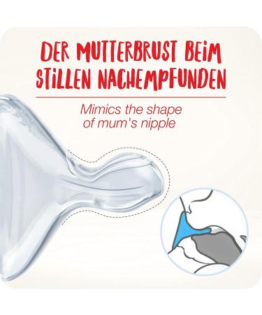 NUK First Choice+ Night Baby Bottle Set | Glow in The Dark, 300ml, 6-18 Months | Anti-Colic Valve & Temperature Control | BPA Free | Silicone Teat | Koala Design | 3 Pack (Red) - Buy Online on GoSupps.com