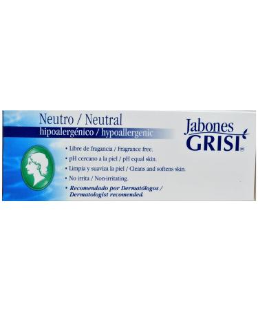 Grisi Hypoallergenic Clean Neutral Soap Bar 10.5 oz - 3 Pack - Buy Online on GoSupps.com