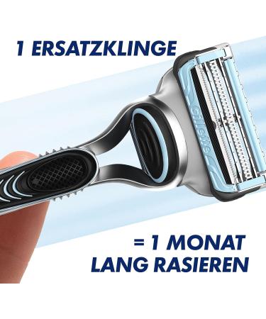 Buy Gillette SkinGuard Sensitive Wet Razor for Men - Includes Razor + 1 Blade Flex Grip & Skin Protection | Perfect Gift for Men - Buy Online on GoSupps.com