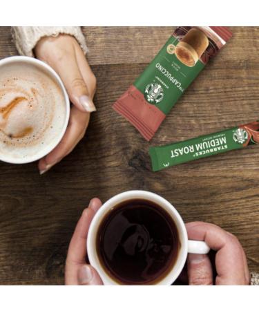 STARBUCKS Medium Roast - 50 Sticks Caf Soluble - Caf Noir Instantan 100% Arabica - Profil quilibr et Intensit Moyenne - Facile Emporter - Bo te de 50 Dosettes de 2 3g - 115g - Buy Online on GoSupps.com
