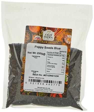 Old India Poppy Seeds Blue 250g 250 g (Pack of 1)