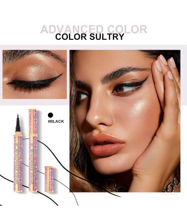 ONLYOILY Waterproof Black Liquid Eyeliner - Precision Miniature Long-Lasting Quick-Drying Eyeliner for Intense Eye Makeup | International Shipping Available - Buy Online on GoSupps.com