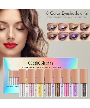 /L Liquid Eyeshadow Glitter Eyeshadow Set Glitter Smoky Light Makeup Eyeshadow Waterproof Long-Lasting Eyeshadow for Holiday Makeup Easy to use - Buy Online on GoSupps.com