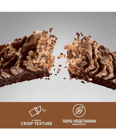 Optimum Nutrition Crispy Protein Bars - Chocolate Brownie Flavour (10 x 65g) | No Added Sugars | Workout Snack for Men and Women - Buy Online on GoSupps.com