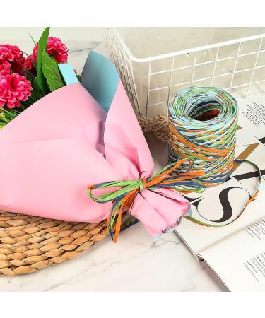 394 Feet Natural Raffia Paper Ribbon Twine for Gifts, Wrapping, DIY Crafts - Buy Online on GoSupps.com