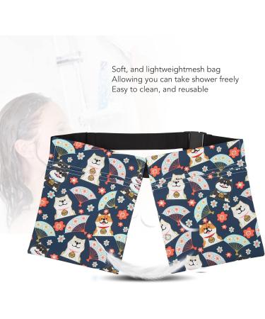 Elastic Drain Holder Bag for Mastectomy - Adjustable Length Cute Dog Pattern Cartoon Design - Buy Online on GoSupps.com