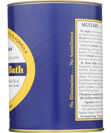 Dr Singha's Mustard Bath - 8 oz | Soothing and Detoxifying Blend - Buy Online on GoSupps.com