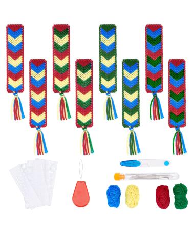 FREEBLOSS 8 Set Plastic Canvas Bookmark Kit Plastic Mesh Canvas Sheets for Embroidery Plastic Mesh Sheets for Embroidery Crafting, Knit and Crochet Projects - Buy Online on GoSupps.com