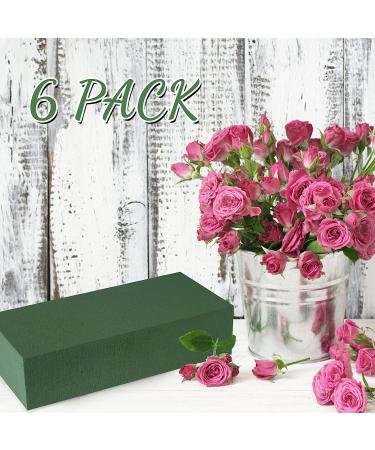 Miracliy 6 Pcs Large Floral Foam Blocks - Wet and Dry Foam for Flower Arrangement - Florist Floral Kit - Green Styrofoam - 9x3.1x4.3 - Buy Online on GoSupps.com