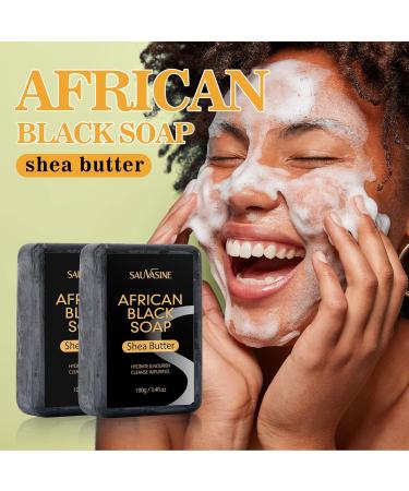 African Skin Lightening Soap for Black Skin Anti-Dark Spots for Face - Nourishing Cleansing Soap for Women - Natural Organic Moisturizing Soap - Buy Online on GoSupps.com