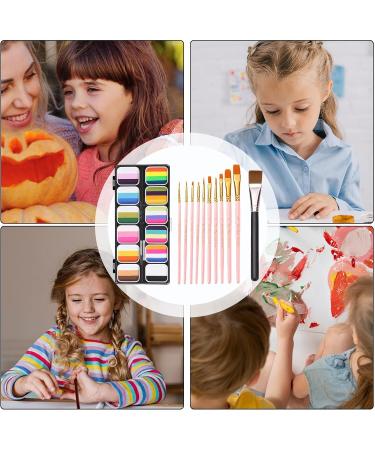  Veeteah Adult Face Paint Palette - Rainbow Palette - 12 Colors - Veeteah Washable Professional Body Art Palette - Buy Online on GoSupps.com