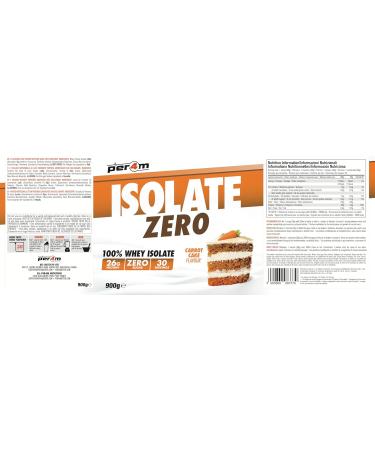  per4m Per4m Isolate Zero Carrot Cake 900g - Buy Online on GoSupps.com