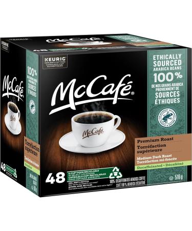 McCafe Premium Roast Decaf K-Cup Coffee Pods 48 Count for Keurig Coffee Makers Premium Roast Decaf 48 count (Pack of 1) - Buy Online on GoSupps.com