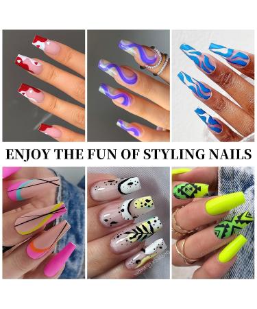 NICOLE DIARY Nail Art Stamping Polish Set - 12 Colors for DIY Nail Designs | Party, Holiday & Special Events - Buy Online on GoSupps.com