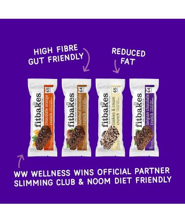 Fitbakes Gift Box - 65 Calories Mini Chocolate Crunch Keto Bars | Diabetic & Protein Hamper | Keto Snacks | Gym Gift | Sugar Free Chocolate & Biscuits | Diabetic Sweets | 14 Flavors - 14 Count - Buy Online on GoSupps.com