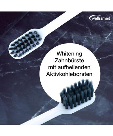 Wellsamed Savings Set: Black'n White Activated Carbon Toothbrush & Splat Blackwood Whitening Toothpaste for a Brighter Smile - International Shipping Available - Buy Online on GoSupps.com