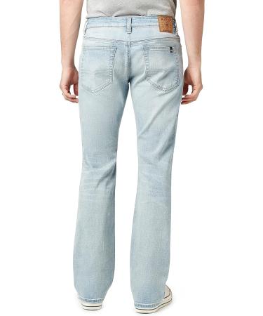 Buffalo David Bitton Men's Slim Bootcut Jeans 31W x 32L Mid Blue - Buy Online on GoSupps.com