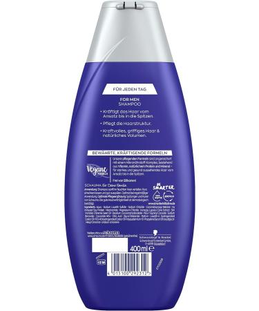 Schauma Shampoo for men 400 ml - Pack of 5 - Buy Online on GoSupps.com