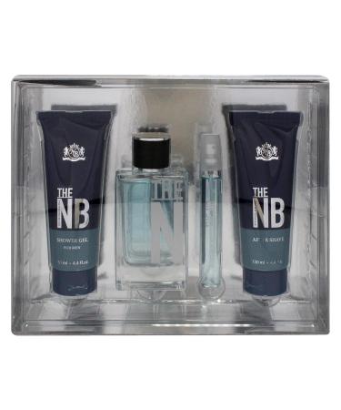 Prestige The New Brand by New Brand for Men - 4 Pc Gift Set 3.3oz EDT Spray 4.3oz Shower Gel 4.3oz After Shave 0.5oz EDT Spray - Buy Online on GoSupps.com