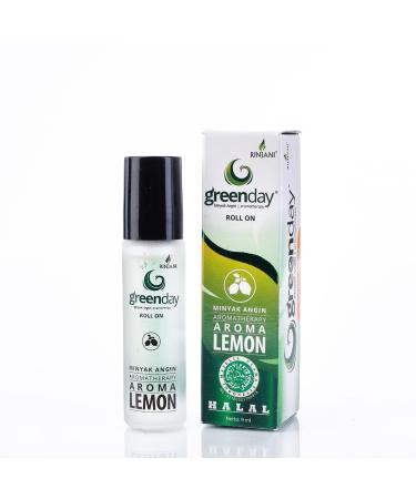 Greenday Lemon Aromatherapy Roll-On Essential Oil 0.3 fl oz